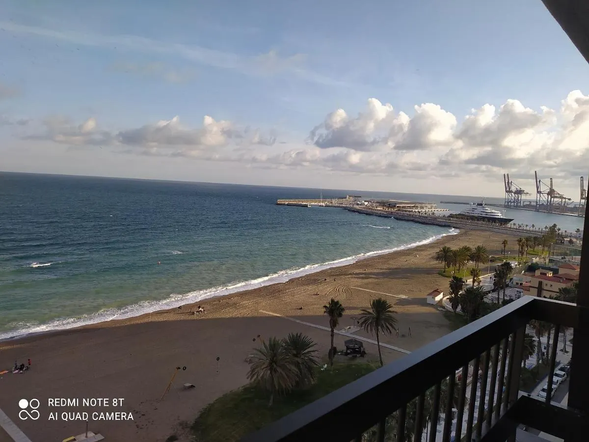 Apartment Ferienwohnung Espectaculares Vistas Al Mar Playa Malagueta Málaga